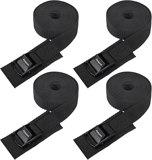 Ayaport Car Roof Rack Straps 4 Pack: Ultimate Cargo Security for Your Adventures